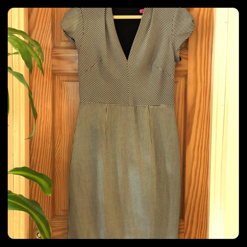 Betsey Johnson Houndstooth Sheath Dress